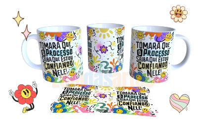 arte grátis sublimação de canecas