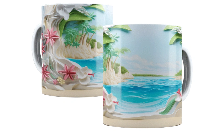 ARTE GRÁTIS PRAIA 3D