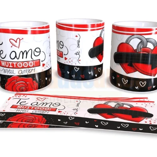 ARTE GRÁTIS CANECA DIA DOS NAMORADOS