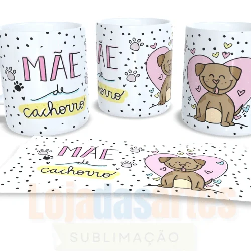 CANECA MÃE DE DOG – ARTE GRÁTIS